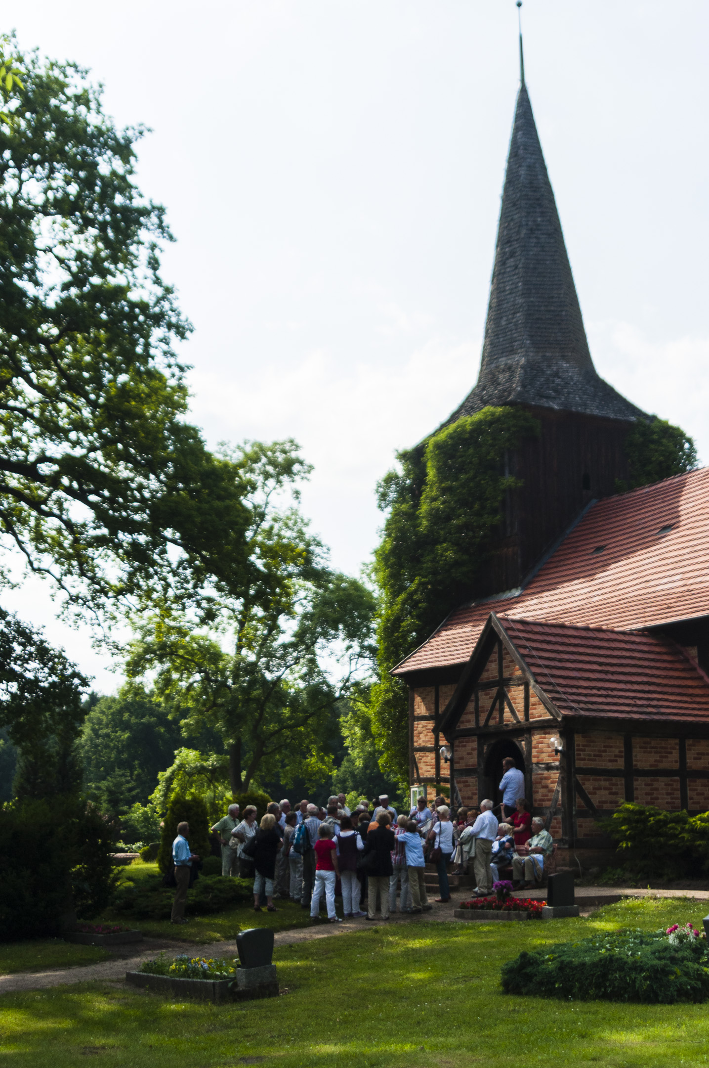 Kirche vor dem Konzert